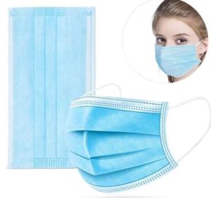 Quality Bacteria Resistant Disposable Medical Face Mask with Adjustable Nose Clip wholesale
