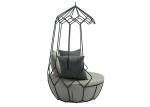39.76'' X 65.75''H Outdoor Iron Ceiling Hanging Swing Chair