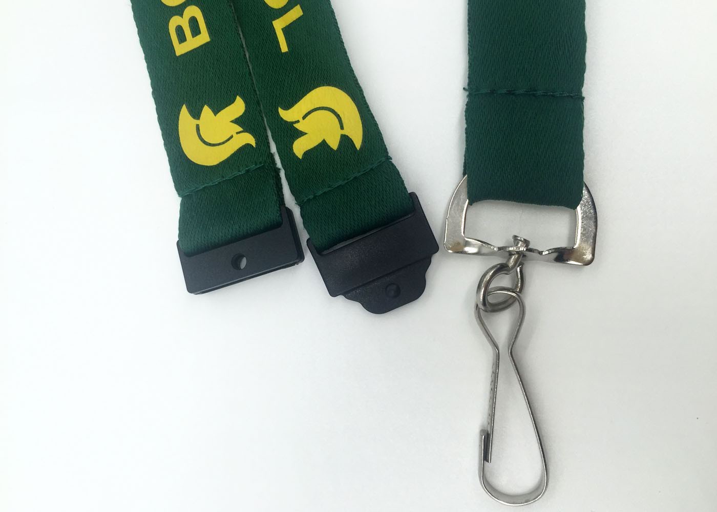 Polyester / Nylon / Bamboo Custom Single Lanyard For School Id