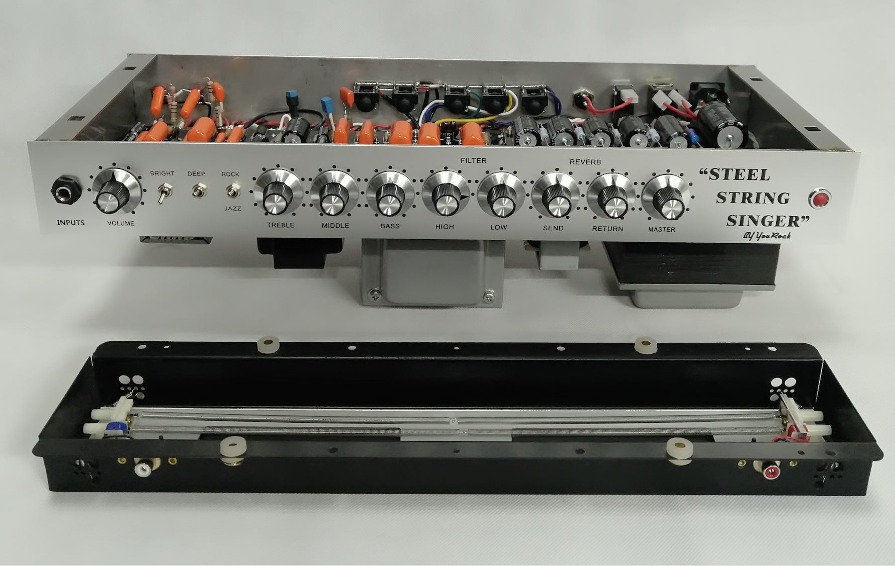 Custom 50W Dumble Clone Upgraded Version SSS Steel String Singer Valve Amplifier Series Two Rock Amps Style