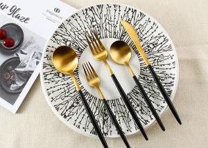 Quality SGS 5pcs Stainless Steel Cutlery Knife Fork Spoon Set wholesale
