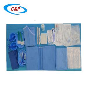 Quality Blue Nonwoven Cardiovascular Angiography Drape Pack With Incise Film wholesale