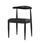 Modern PU Dining Chairs , Leather Metal Hans Wegner Dining Chair
