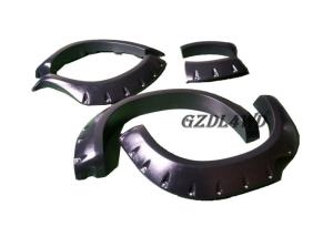 Quality Black Toyota Hilux Vigo Fender Flares 12 - 14 , Toyota Hilux Wheel Arch Flares Weatherproof wholesale