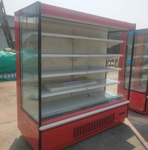 Quality Auto Defrost 2 Metre Open Air Wall Chiller Upright Supermarket wholesale