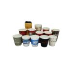 Embossed Food 16oz 390cc Paper Bowl Double Wall Kraft Paper Cups