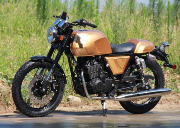 Safe Fast Gas Powered Motorcycle , Gas Engine Motorcycle Air Cooled Cooling