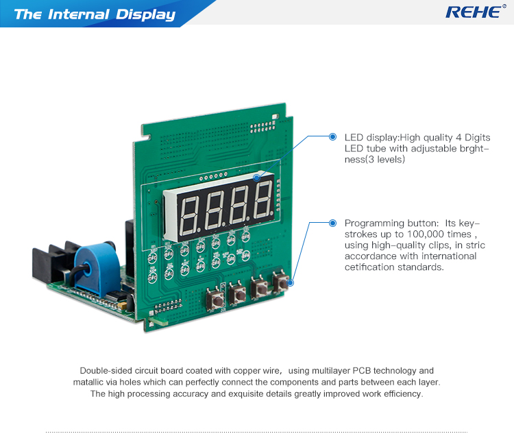 2019 Newest High Quality Size 96*96mm Digital Single Phase Power Factor Meter in Cos Power Meters RH-H31