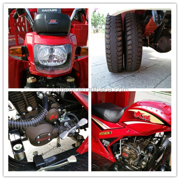 Adult Heavy Water Loading Tricycles Motorcycles with 50-70Km/h Maximum Speed in 2017