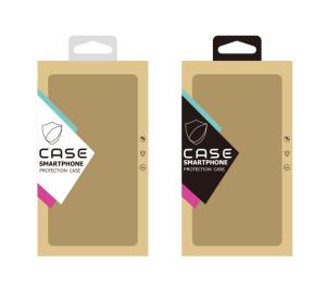 Quality Kraft Corrugated Boxes Retail Mobile Phone Case Packaging Display Embossing wholesale