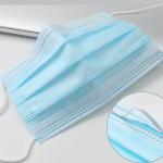 Disposable Elastic Earloop Civilian 3 Ply Non Woven Face Mask