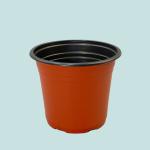 Series 3 Red plastic plant pot BN210