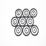 Reach Approved Silicone Epdm Nbr Hnbr Gasket Ring O Seals Fvmq Fkm Rubber for
