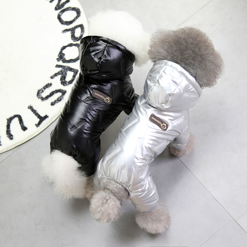 Pet Clothing Essential Winter Padded Jacket for Small Dogs Cotton Four-Leg Coat