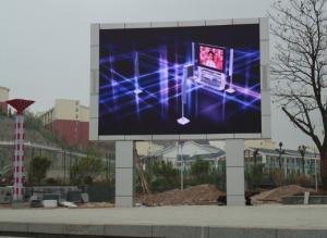 Quality P6 Commercial Outdoor Advertising Screen Sign Panel 16.7M 5500cd/ M2 wholesale