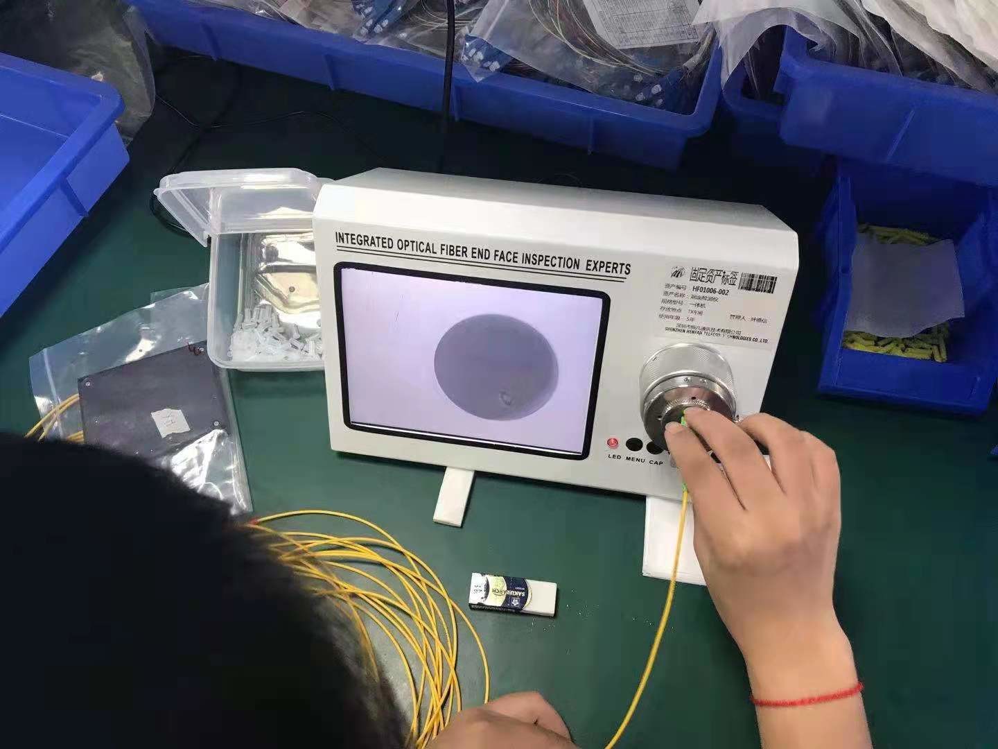 Electric Power 126w Fiber Patch Cord Making Machine High Precision