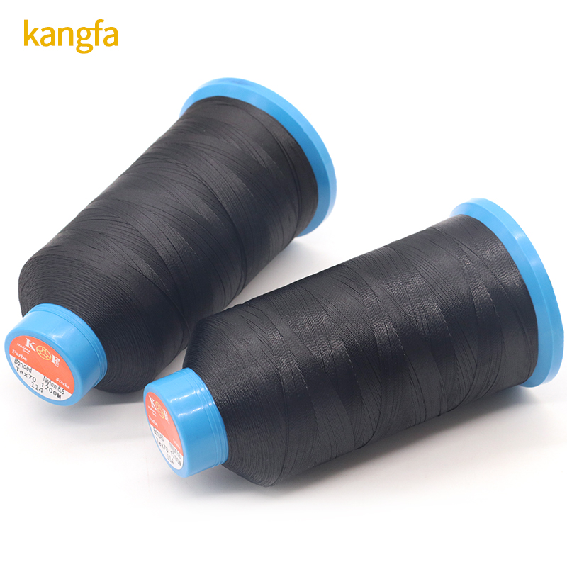 90 High Tenacity Bonded Thread Polyester Ring Twisted or TFO Twisted 100g Industrial Tex