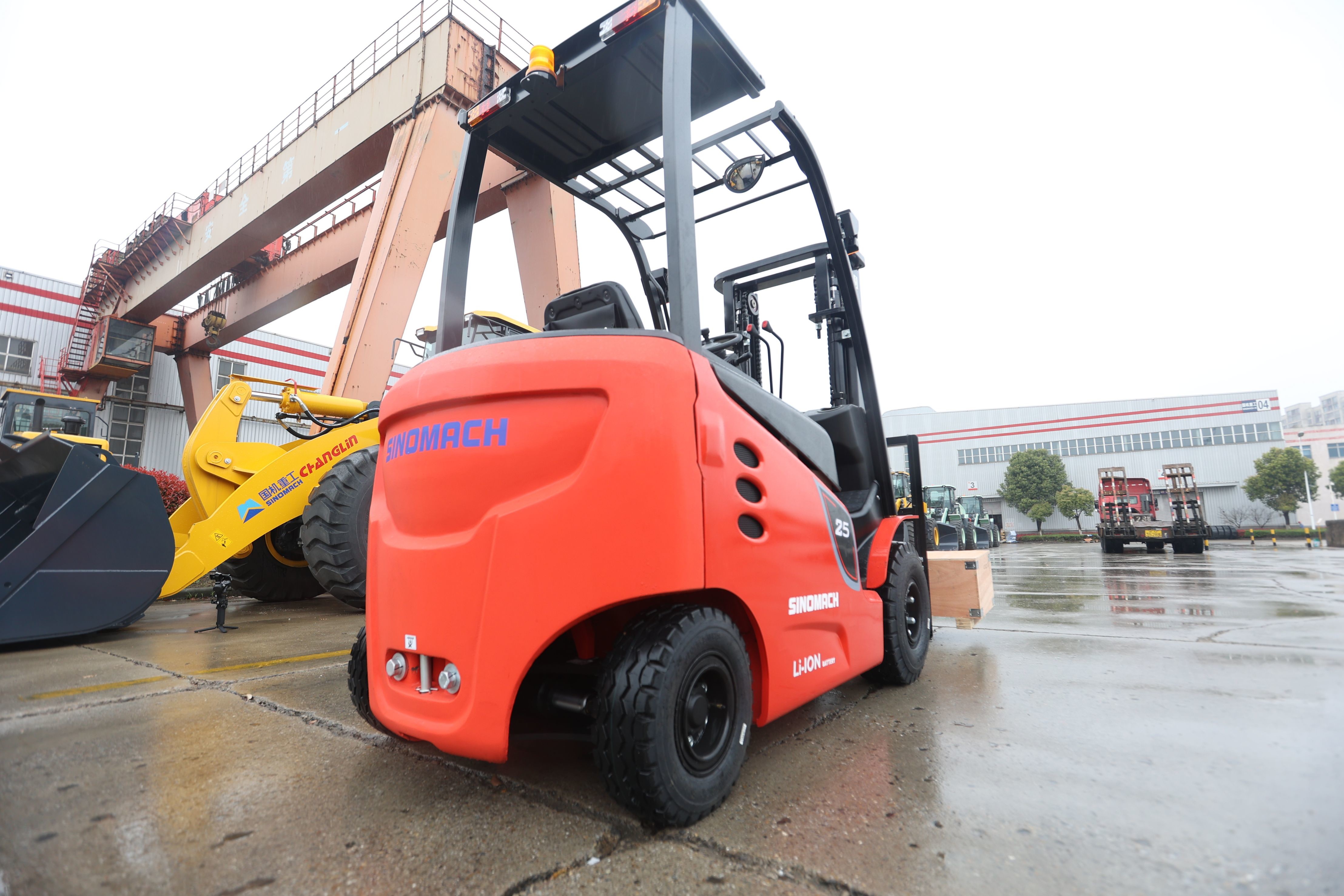 60V Mini Electric Forklift Truck CPCD50 50KW 2200RPM 5 Ton Diesel Forklift