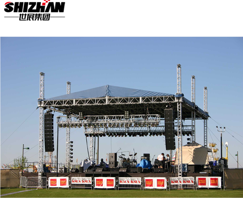 Exhibition Booth Aluminium Lighting Truss Display With Good Load Capacity Hanging Lights