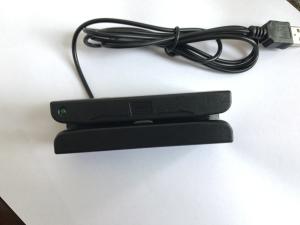 Quality Black Magnetic Card Reader POS Magstripe Credit Card Reader 3Track USB Hi&amp;Lo Co wholesale