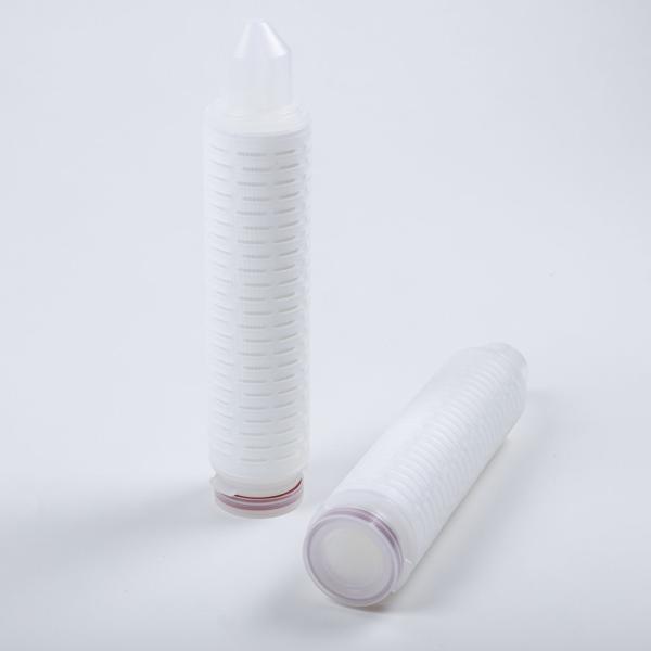 Cheap 10" 0.22μm PTFE Membrane Filter Cartridge For Air Sterilization Filtration for sale