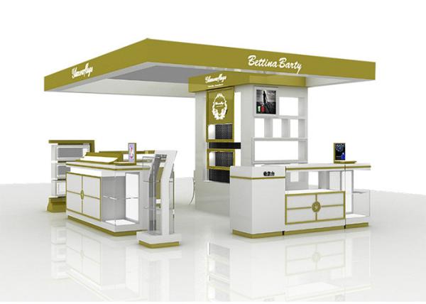 High End Cosmetic Store Furniture / Cosmetics Display Shelves For Specialty