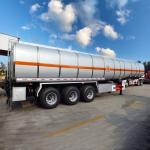 Heavy Duty Fuwa Axle 13t Fuel Tank Trailers 12 Tire