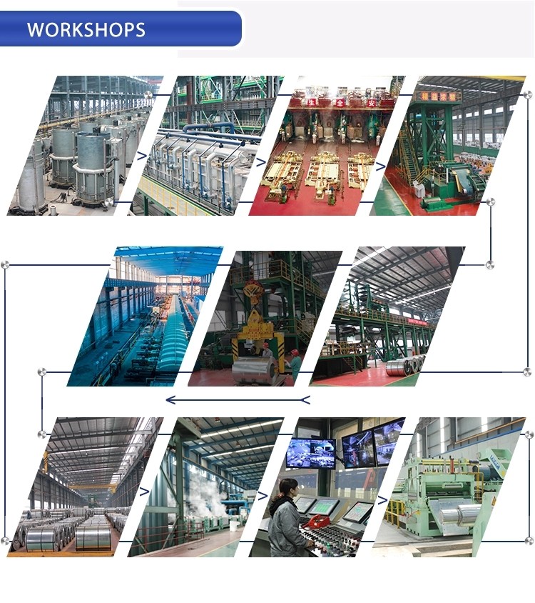 Galvalume Steel Plate Prepainted Color Steel Coils Chromated Surface Treatment