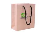 Pink Paper Handle Shopping Bags For Jewellery Matt Lamination Finishing