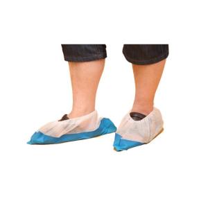 Quality Outdoor Disposable Shoe Booties Covers , Disposable Plastic Foot Covers 9-12g/Pc wholesale