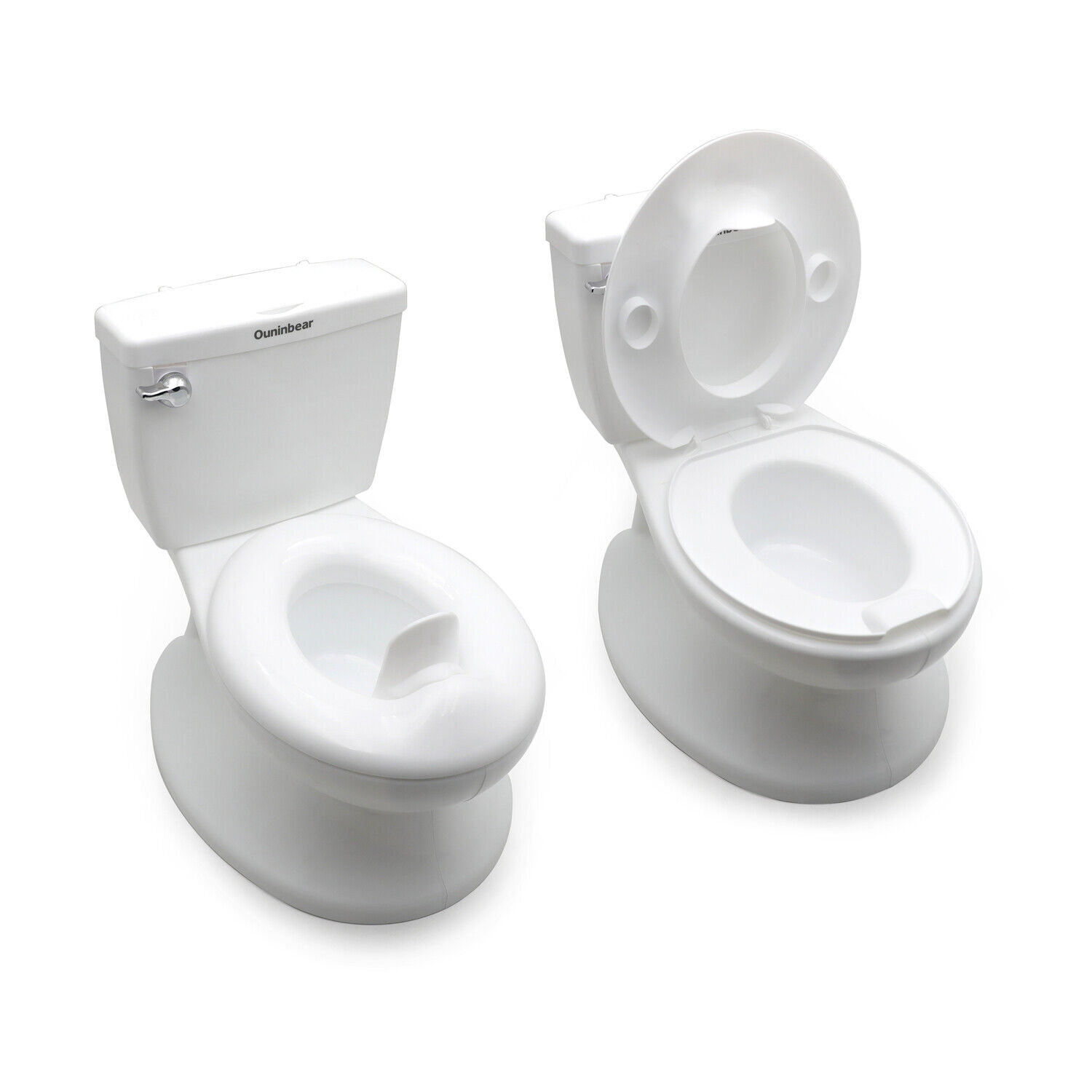 Large Square Type Multifunction Childrens Pink/White/Blue Potty Toilet with Music Toys