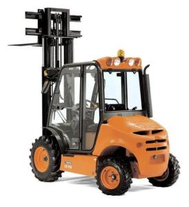 Quality Used Toyota Rough Terrain Forklift AUSA C150H Lift Truck for Sale wholesale