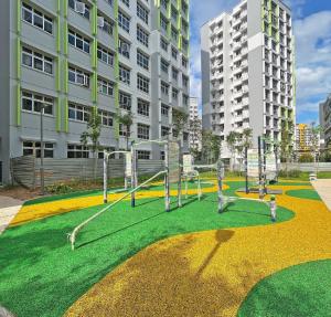 Quality Kindergarten Playground Safe and Durable Colored EPDM Rubber Granules wholesale