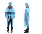 Wholesale blue medical waterproof disposable polyethylene plastic cpe surgical