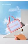 Waterproof PVC Transparent Travel Toiletry Bag Portable Make Up Organizer