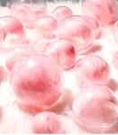 Red Transparent Hangying Plastic Christmas Balls 4-40cm Clear Christmas Hollow