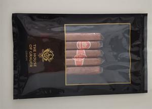 Quality Moisture Proof Tobacco Wrap Packaging Cigar Humidor Bags With Zipper wholesale