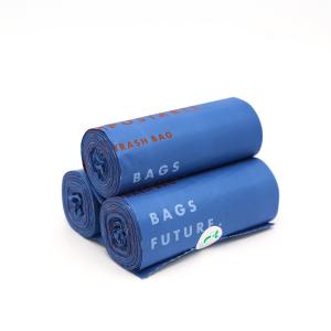 Quality Customized LOGO Biodegradable Cornstarch PLA PBAT T- shirt carry bags shopping bags Compostable plastic bags wholesale