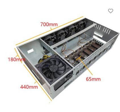 RX 580 Desktop Gaming Graphics Card Mining Rig 1300W 14nm 8 /9 / 12 Pieces