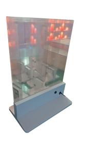Quality P6 High Gray Scale 16bit Adhesive Film LED Display Poster With 1000mm*240mm Module Size wholesale