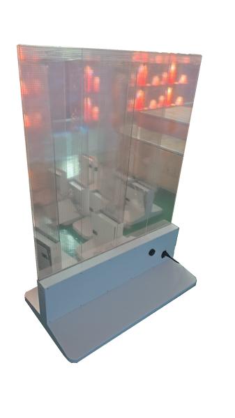 P6 High Gray Scale 16bit Adhesive Film LED Display Poster With 1000mm*240mm
