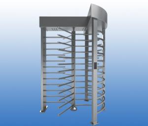 Quality 304 Stainless Steel Turnstiles Semi Automatic , Full Height Security Gates wholesale