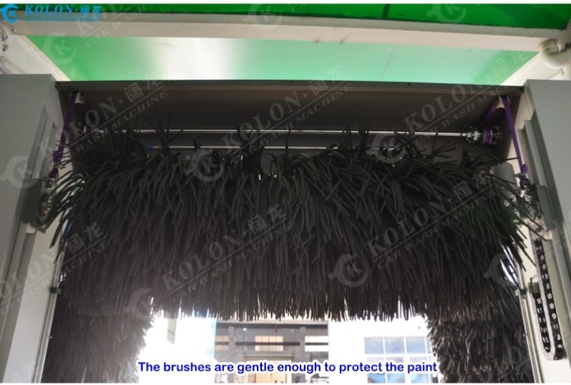 5 Brushes Automatic Rollover Car Wash Machine Blower Automatically Up Down For Car
