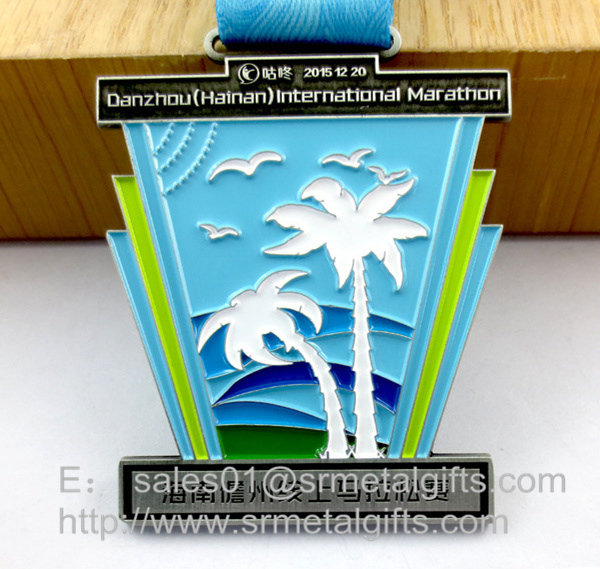 Enamel engraved Sports Prize Medals