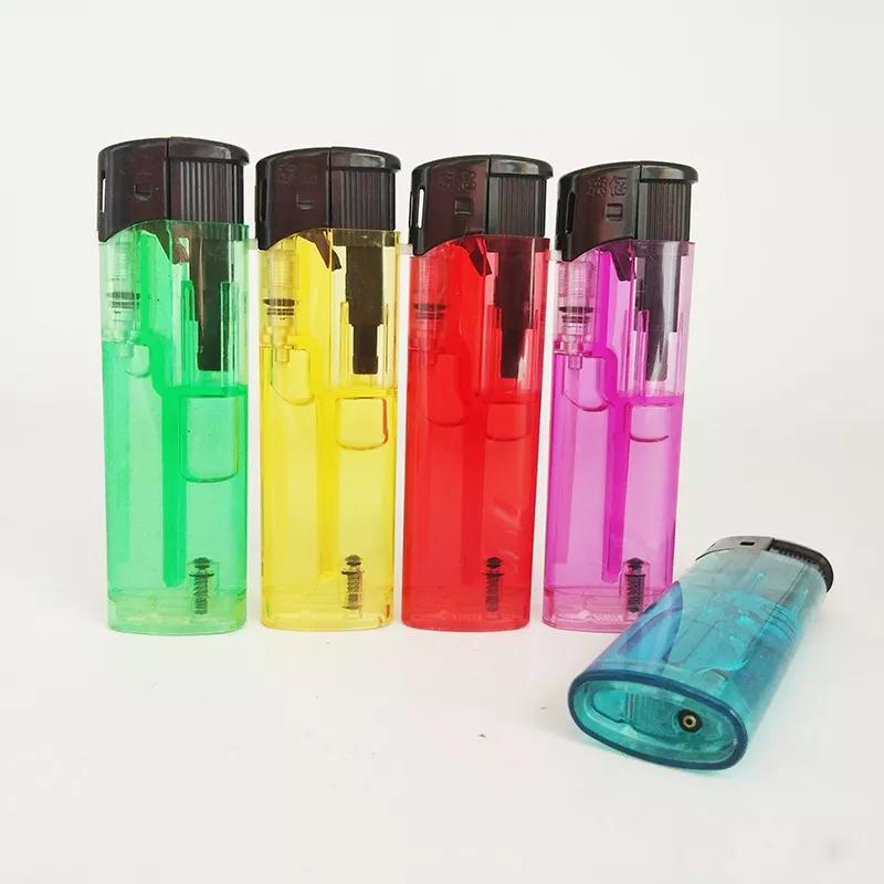 Best Selling Plastic Disposable Lighter Electric Customized Piezo Gas Lighter Encendedores