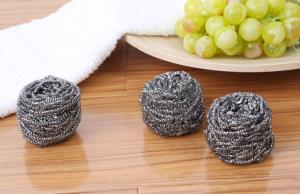 Quality AISI 410 / 430 Stainless Steel Scrubbers , Rust Resistant Metal Scouring Pad wholesale