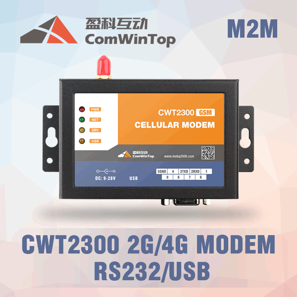 CWT2300 GSM Modem AT Commands Serial Port Support At Command RS232 3G 4G