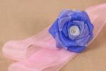 Multicolor Organza Christmas Ribbon , Wide Organza Ribbon For Gifts Packing