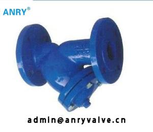 Quality RF PN10 PN16 Y Type Strainer Cast Iron GGG40 Body DN 15 - 250 wholesale