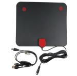 Digital Indoor HD Television Antennas 80 Miles HDTV 28dBi Gain Flat Design